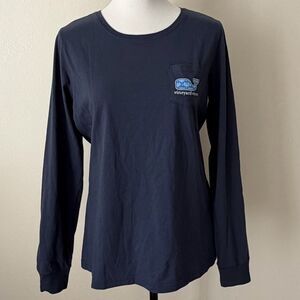 Vineyard Vines Dark Blue Long Sleeve Tee